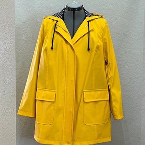 Talbot's Hooded Raincoat - Size 1X